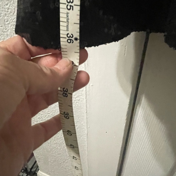 Scoop black sequined dress - Picture 4 of 8